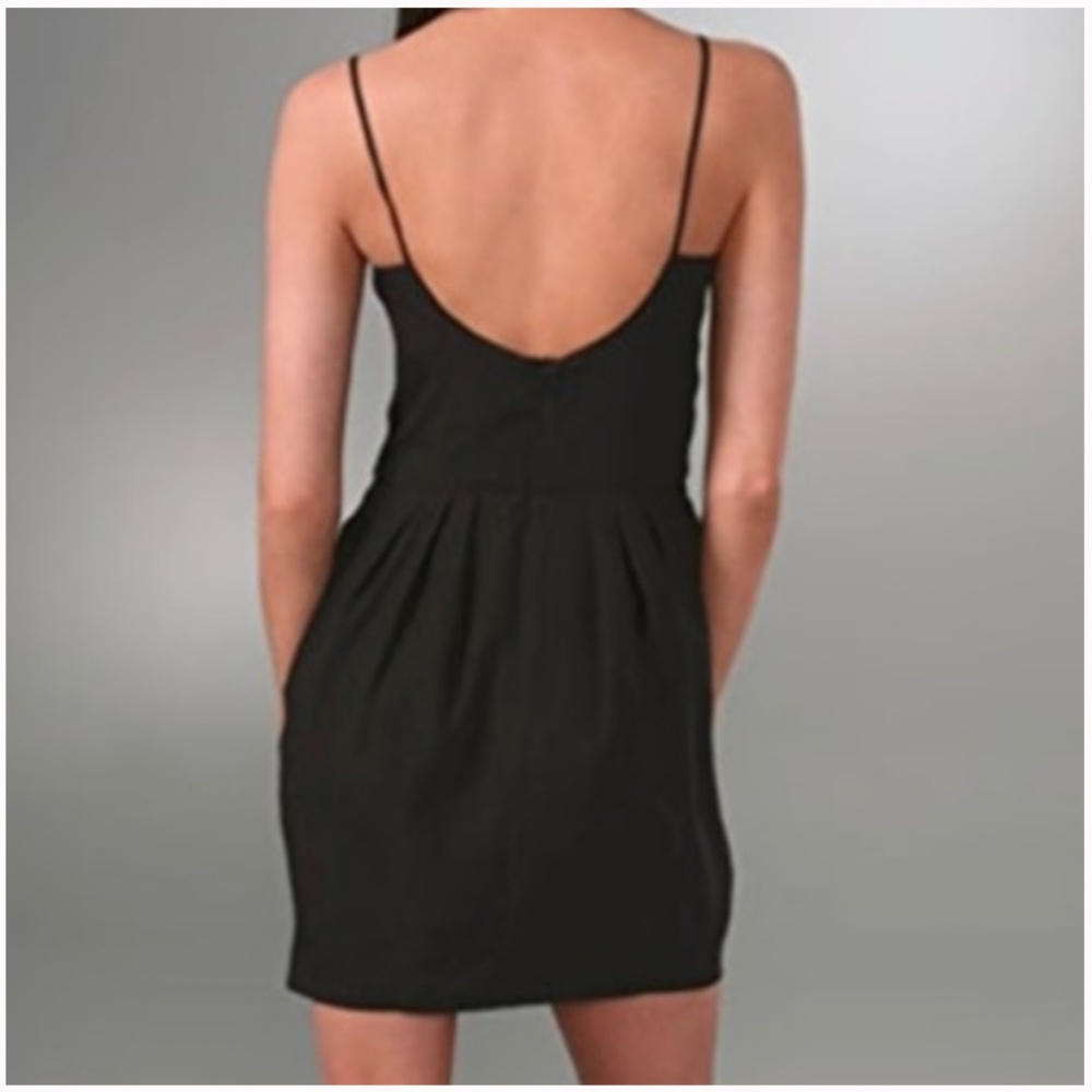 New!! Super Rare!! Myne 100% Silk Mini Dress Size 2 - Picture 12 of 12